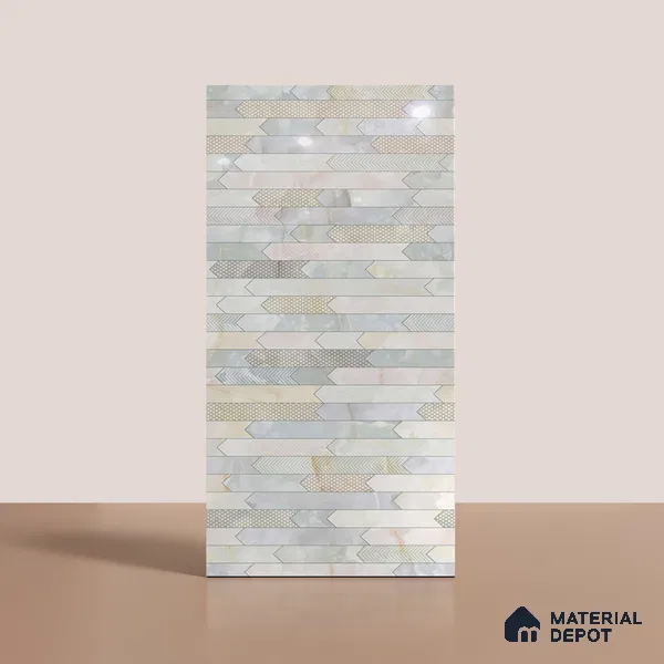 Highlighter Wall Tile TL 08994 | Glossy Finish 4 ft x 2 ft Vitrified Tile - 9 mm | Suitable For Bathroom, Accent/Feature Wall, Dining Area