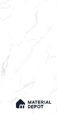 Marble Look Wall & Floor Tile TL 09031 | Glossy Finish 4 ft x 2 ft Vitrified Tile - 9 mm | Suitable For Kitchen, Bathroom, Bedroom & Office