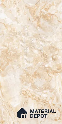 Marble Look Wall & Floor Tile TL 09034 | Glossy Finish 4 ft x 2 ft Vitrified Tile - 9 mm | Suitable For Kitchen, Bathroom, Bedroom & Office