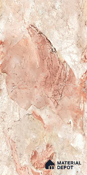 Marble Look Wall & Floor Tile TL 08917 | Glossy Finish 4 ft x 2 ft Vitrified Tile - 9 mm | Suitable For Kitchen, Bathroom, Bedroom & Office