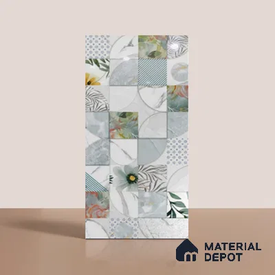 Highlighter Wall Tile TL 08996 | Glossy Finish 4 ft x 2 ft Vitrified Tile - 9 mm | Suitable For Bathroom, Accent/Feature Wall, Dining Area