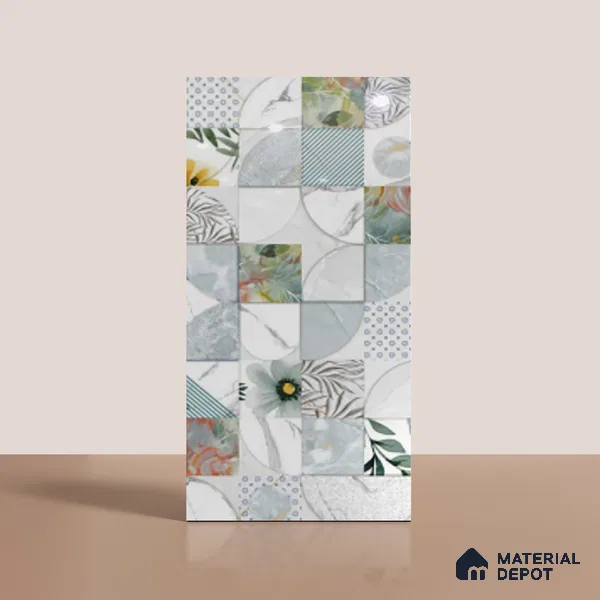 Highlighter Wall Tile TL 08996 | Glossy Finish 4 ft x 2 ft Vitrified Tile - 9 mm | Suitable For Bathroom, Accent/Feature Wall, Dining Area
