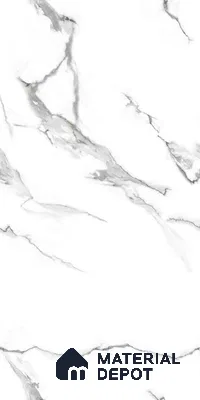 Marble Look Wall & Floor Tile TL 08995 | Glossy Finish 4 ft x 2 ft Vitrified Tile - 9 mm | Suitable For Kitchen, Bathroom, Bedroom & Office