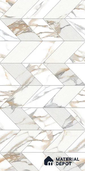 Highlighter Wall Tile TL 08986 | Glossy Finish 4 ft x 2 ft Vitrified Tile - 9 mm | Suitable For Bathroom, Accent/Feature Wall, Foyer