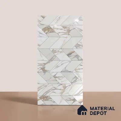 Highlighter Wall Tile TL 08986 | Glossy Finish 4 ft x 2 ft Vitrified Tile - 9 mm | Suitable For Bathroom, Accent/Feature Wall, Foyer
