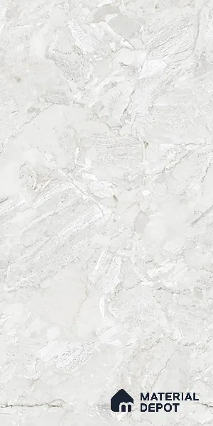 Marble Look Wall & Floor Tile TL 08933 | Glossy Finish 4 ft x 2 ft Vitrified Tile - 9 mm | Suitable For Kitchen, Bathroom, Bedroom & Office