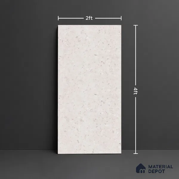 Stone Look Wall & Floor Tile TL 09038 | Glossy Finish 4 ft x 2 ft Vitrified Tile - 9 mm | Suitable For Kitchen, Bathroom, Bedroom & Office