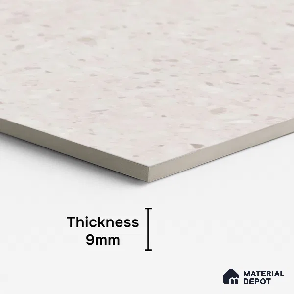 Stone Look Wall & Floor Tile TL 09038 | Glossy Finish 4 ft x 2 ft Vitrified Tile - 9 mm | Suitable For Kitchen, Bathroom, Bedroom & Office