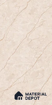 Marble Look Wall & Floor Tile TL 08951 | Glossy Finish 4 ft x 2 ft Vitrified Tile - 9 mm | Suitable For Kitchen, Bathroom, Bedroom & Office