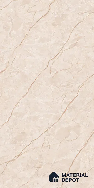 Marble Look Wall & Floor Tile TL 08951 | Glossy Finish 4 ft x 2 ft Vitrified Tile - 9 mm | Suitable For Kitchen, Bathroom, Bedroom & Office