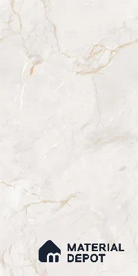 Marble Look Wall & Floor Tile TL 09035 | Glossy Finish 4 ft x 2 ft Vitrified Tile - 9 mm | Suitable For Kitchen, Bathroom, Bedroom & Office
