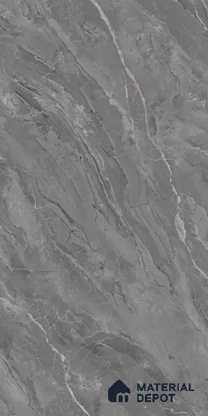 Marble Look Wall & Floor Tile TL 08954 | Glossy Finish 4 ft x 2 ft Vitrified Tile - 9 mm | Suitable For Kitchen, Bathroom, Bedroom & Office