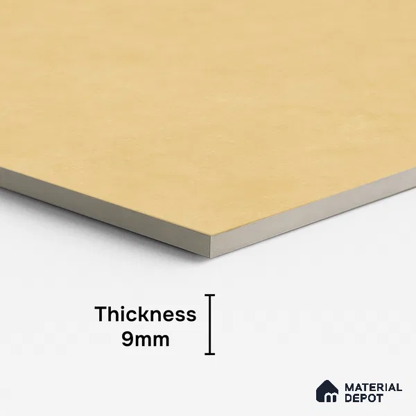 Cement Look Wall & Floor Tile TL 08968 | Glossy Finish 4 ft x 2 ft Vitrified Tile - 9 mm | Suitable For Kitchen, Bathroom, Bedroom & Office
