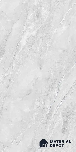 Marble Look Wall & Floor Tile TL 08949 | Glossy Finish 4 ft x 2 ft Vitrified Tile - 9 mm | Suitable For Kitchen, Bathroom, Bedroom & Office