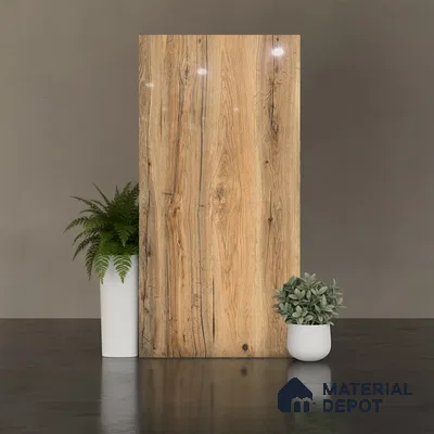Wood Look Wall & Floor Tile TL 08893 | Matte Finish 4 ft x 2 ft Vitrified Tile - 9 mm | Suitable For Kitchen, Bathroom, Bedroom & Office