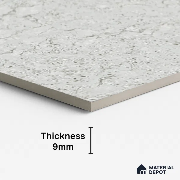 Stone Look Wall & Floor Tile TL 08882 | Glossy Finish 4 ft x 2 ft Vitrified Tile - 9 mm | Suitable For Kitchen, Bathroom, Bedroom & Office