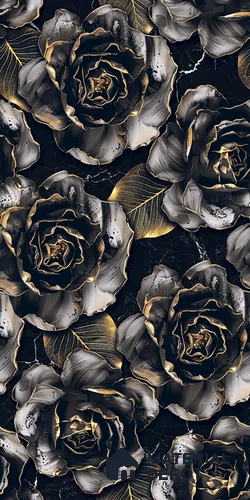 Floral Wall Tile TL 08973 | Glossy Finish 4 ft x 2 ft Vitrified Tile - 9 mm | Suitable For Kitchen, Bathroom, Bedroom & Office