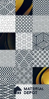 Moroccan Look Wall & Floor Tile TL 09006 | Glossy Finish 4 ft x 2 ft Vitrified Tile - 9 mm | Suitable For Kitchen, Bathroom, Bedroom & Office