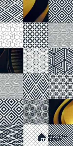 Moroccan Look Wall & Floor Tile TL 09006 | Glossy Finish 4 ft x 2 ft Vitrified Tile - 9 mm | Suitable For Kitchen, Bathroom, Bedroom & Office