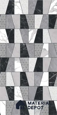 Highlighter Look Wall Tile TL 10567 | Glossy Finish 4 ft x 2 ft Vitrified Tile - 9 mm | Suitable For Bathroom, Accent/Feature Wall, Dining Area