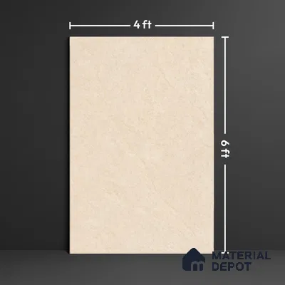 Large Format Marble Floor Tile TL 09446 Paris Beige Glossy Finish Vitrified Tile - 15 mm | Suitable for Living Room, Bedroom, Office | Adhesive and Spacers Must be Used During Installation