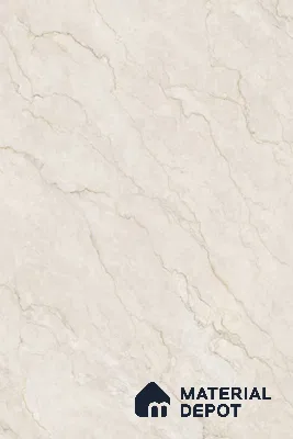 Budget Friendly Large Format Marble Floor Tile TL 09440 Anila Crema Glossy Finish Vitrified Tile - 15 mm | Suitable for Living Room, Bedroom, Office | Adhesive and Spacers Must be Used During Installation
