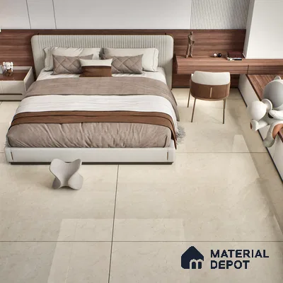 Marble Look Floor & Wall Tile TL 09439 | Glossy Finish 6 ft x 4 ft Vitrified Tile - 15 mm | Suitable For Kitchen, Bathroom, Bedroom & Office | Adhesive and Spacers Must be Used During Installation