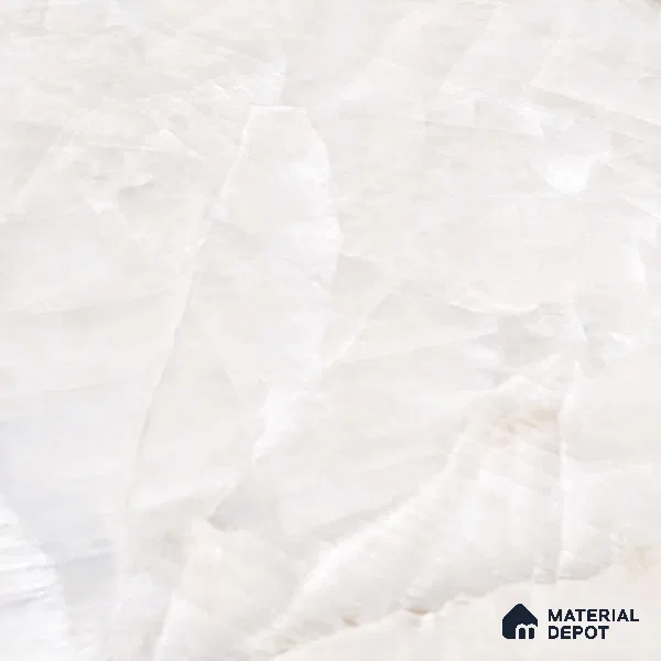 Budget Friendly Large Format Marble Floor & Wall Tile TL 09438 B Birch Onyx Glossy Finish Vitrified Tile - 9 mm | Suitable for Living Room, Bedroom, Office | Adhesive and Spacers Must be Used During Installation