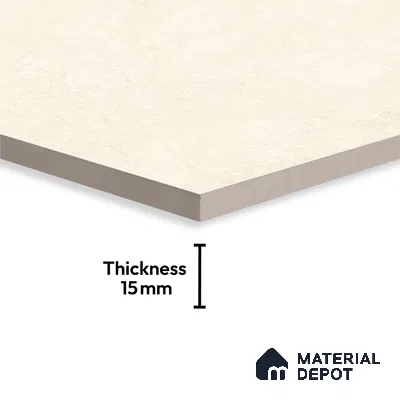 Large Format Marble Floor Tile TL 09447 Praga Crema Glossy Finish Vitrified Tile - 15 mm | Suitable for Living Room, Bedroom, Office | Adhesive and Spacers Must be Used During Installation