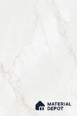 Marble Look Floor & Wall Tile TL 09448 | Glossy Finish 6 ft x 4 ft Vitrified Tile - 15 mm | Suitable For Kitchen, Bathroom, Bedroom & Office | Adhesive and Spacers Must be Used During Installation