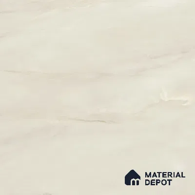 Large Format Marble Floor Tile TL 09443 Iceland Crema Glossy Finish Vitrified Tile - 15 mm | Suitable for Living Room, Bedroom, Office | Adhesive and Spacers Must be Used During Installation