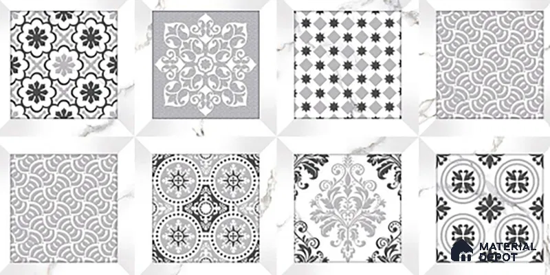 Highlighter Look 21555 HL 7 TL 09793 B 2 ft x 1 ft Glossy Finish Ceramic Wall Tile - 9 mm