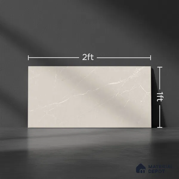 Marble Look 22250 L TL 09796 2 ft x 1 ft Glossy Finish Ceramic Wall Tile - 9 mm