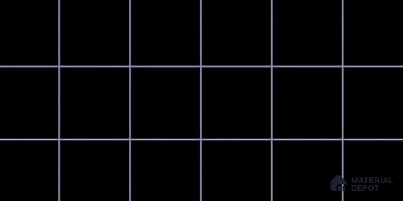 Faux Subway Wall Tile TL 09788 B Luxe Black (Luster) 2 ft x 1 ft Glossy Finish Ceramic Wall Tile - 9 mm | Suitable For Bathroom, Kitchen Backsplash | Please Expect a Slight Variation of Pattern