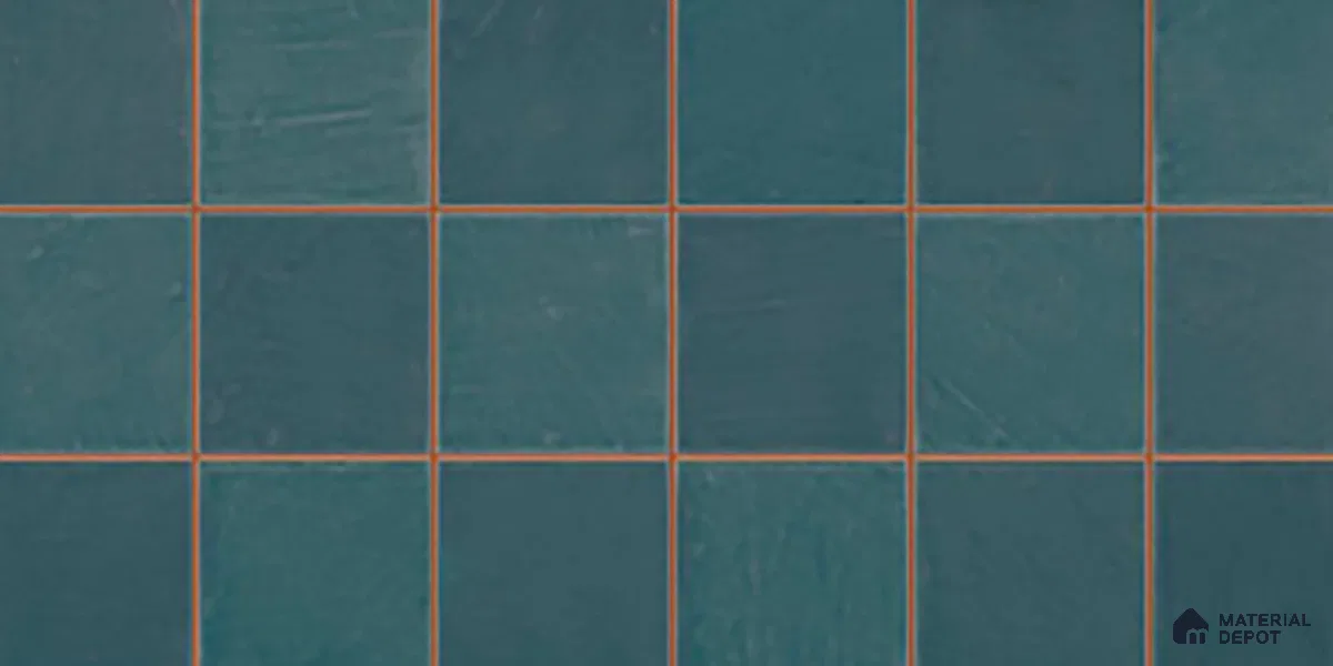 Faux Subway Wall Tile TL 09788 D Luxe Ocean 2 ft x 1 ft Glossy Finish Ceramic Wall Tile - 9 mm | Suitable For Bathroom, Kitchen Backsplash | Please Expect a Slight Variation of Pattern