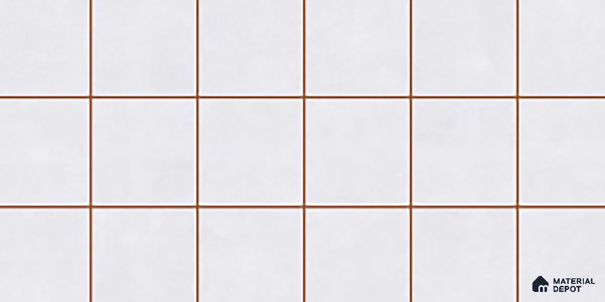 Faux Subway Wall Tile TL 09788 F Luxe White 2 ft x 1 ft Glossy Finish Ceramic Wall Tile - 9 mm | Suitable For Bathroom, Kitchen Backsplash | Please Expect a Slight Variation of Pattern