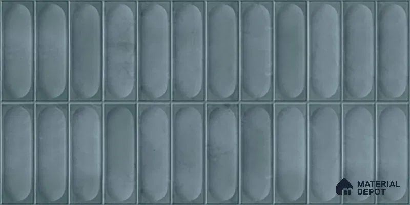 Faux Subway Look Cuba Aqua TL 09785 2 ft x 1 ft Glossy Finish Ceramic Wall Tile - 9 mm