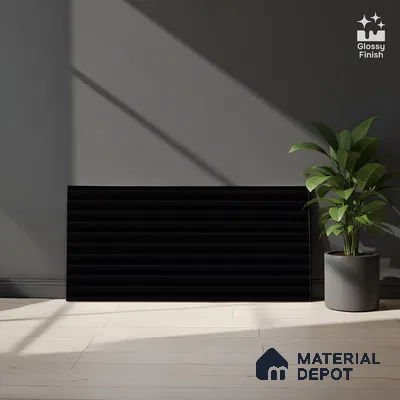 Punch Wall Tile TL 09784 B Zeta Black 2 ft x 1 ft Glossy Finish Ceramic Tile - 9 mm