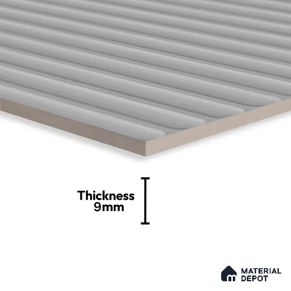 Punch Wall Tile TL 09784 D Zeta Grey 2 ft x 1 ft Glossy Finish Ceramic Wall Tile - 9 mm