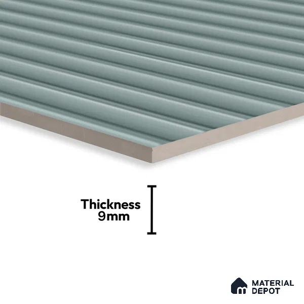 Punch Wall Tile TL 09784 E Zeta Sea 2 ft x 1 ft Glossy Finish Ceramic Wall Tile - 9 mm