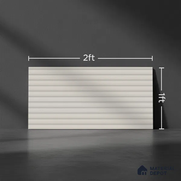 Punch Wall Tile TL 09784 Zeta Bianco 2 ft x 1 ft Glossy Finish Ceramic Wall Tile - 9 mm