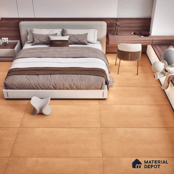 TL 05628 Gold Elemento 1200x600 mm Matte Finish Floor & Wall Tile - 9 mm