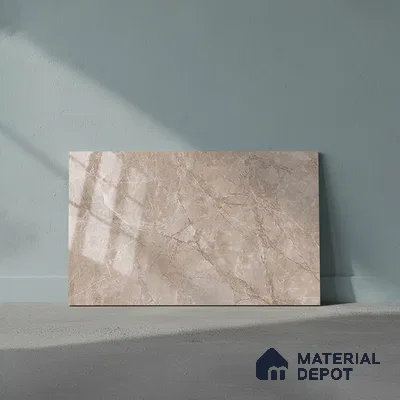 Budget Friendly Marble Wall Tile Value For Money TL 05788 C  18 x 12 inch - Ceramic Glossy Finish -7 mm  | Suitable for Kitchen & Bathroom