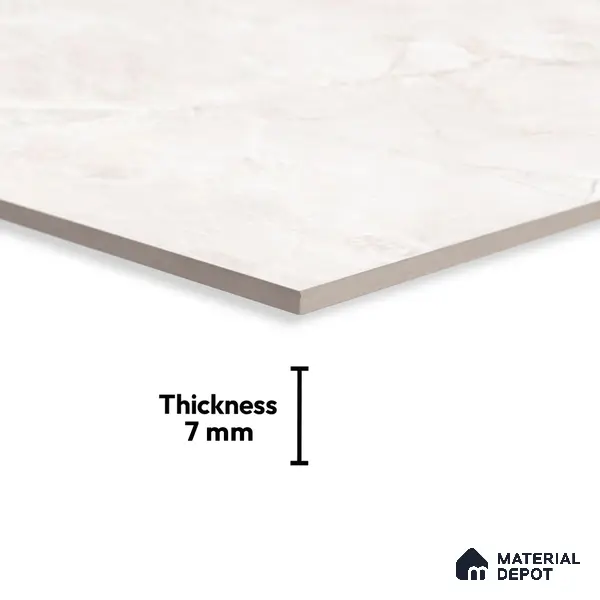 Budget Friendly Marble Wall Tile Value For Money TL 05788  18 x 12 inch - Ceramic Glossy Finish -7 mm  | Suitable for Kitchen & Bathroom