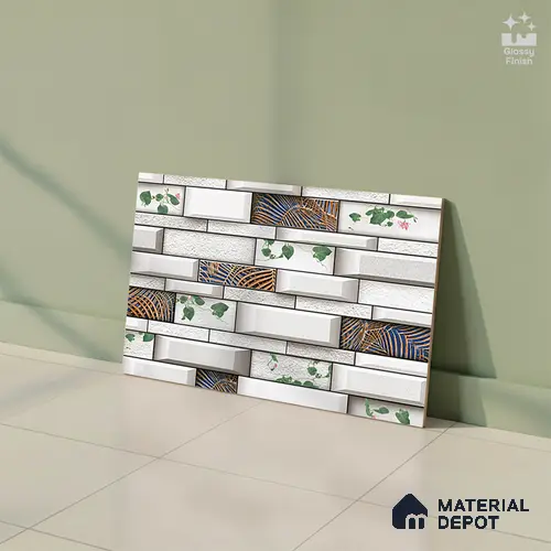 TL 05777 Granite White 450x300 mm Glossy Finish Ceramic Wall Tile - 7 mm