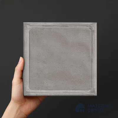 TL 03720 B Gray 02 | 200x200 mm Glossy Finish Ceramic Wall Pattern 2 Subway Tile - 10 mm (Sample)