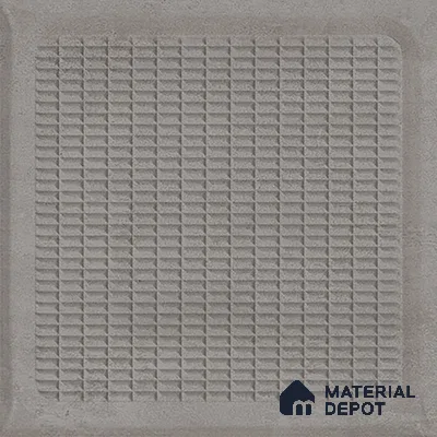 TL 03720 Gray 01 | 200x200 mm Glossy Finish Ceramic Wall Pattern 1 Subway Tile - 10 mm (Sample)