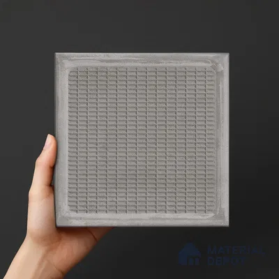 TL 03720 Gray 01 | 200x200 mm Glossy Finish Ceramic Wall Pattern 1 Subway Tile - 10 mm (Sample)