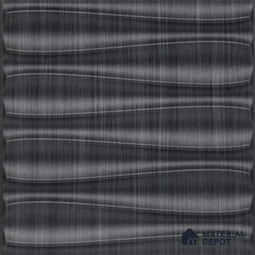 Grey Dune PVC Matte Finish 3D Wall Panel | 20 in x 20 in | Gray Pine Wood - 15 mm | Suitable for Dining, Feature Wall & TV Unit | Width is Subjected to 5% Variation