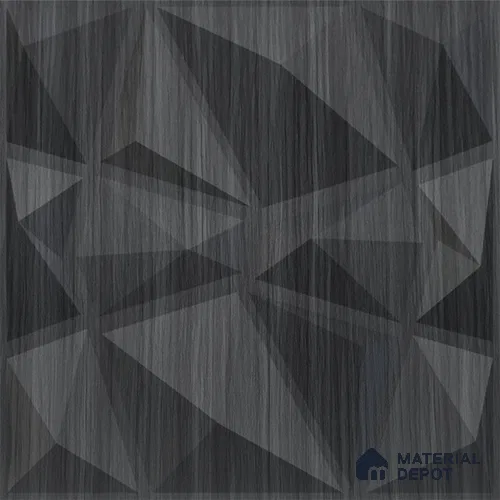 Grey Stone PVC Matte Finish 3D Wall Panel | 20 in x 20 in | Gray Pine Wood - 15 mm | Suitable for Dining, Feature Wall & TV Unit | Width is Subjected to 5% Variation